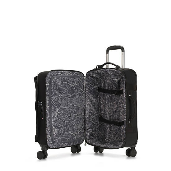 Kipling Spontaneous Small Rolling Bőröndök Fekete | HU 1752FD